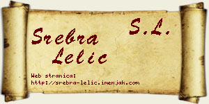Srebra Lelić vizit kartica